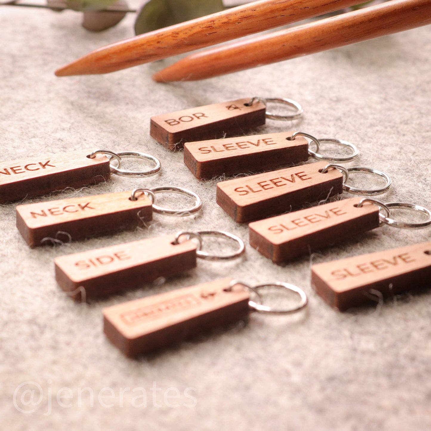Jenerates: Stitch Markers to Keep Your Place