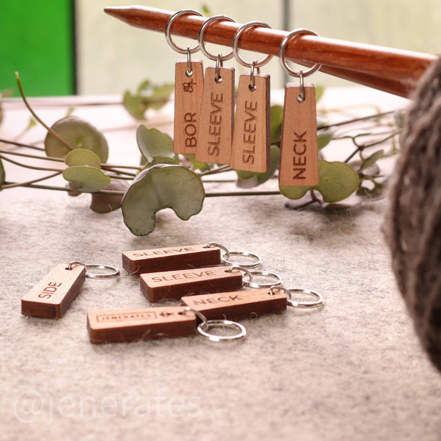 Jenerates: Stitch Markers to Keep Your Place