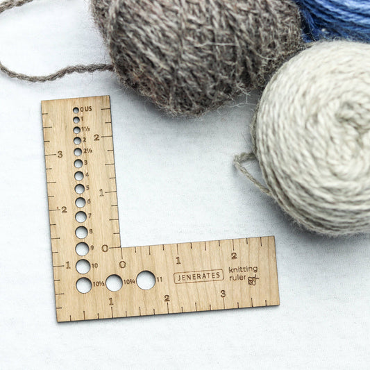 Jenerates Knitting Ruler